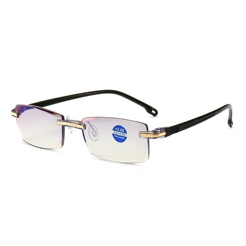 Rimless Reading Glasses (Anti Blue Light Magnification)