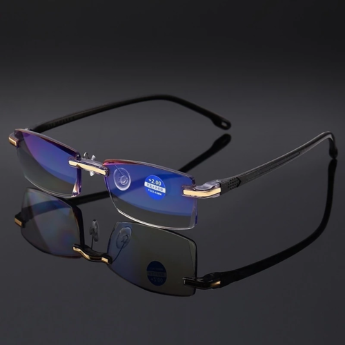 Rimless Reading Glasses (Anti Blue Light Magnification)